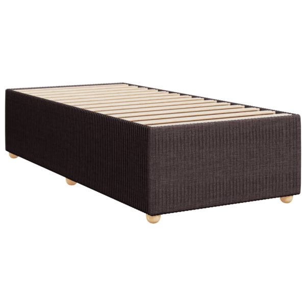 Giroletto Senza Materasso Marrone Scuro 90x190 Cm Tessuto - Image 3