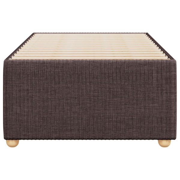 Giroletto Senza Materasso Marrone Scuro 90x190 Cm Tessuto - Image 4