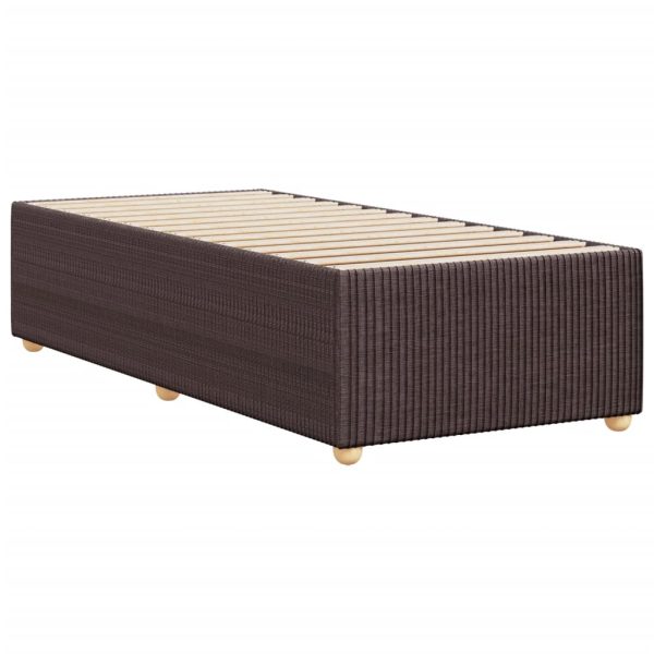 Giroletto Senza Materasso Marrone Scuro 90x190 Cm Tessuto - Image 6