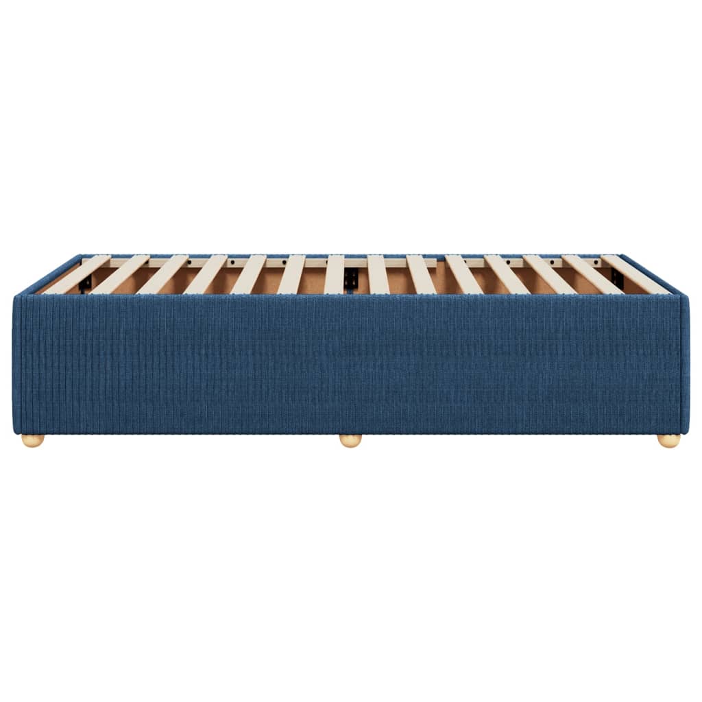 Giroletto Senza Materasso Blu 90x190 Cm In Tessuto - Image 5