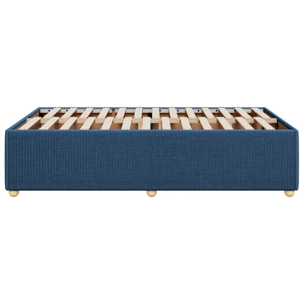 Giroletto Senza Materasso Blu 120x190 Cm In Tessuto - Image 5
