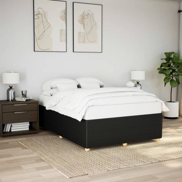 Giroletto Senza Materasso Nero 140x190 Cm In Tessuto