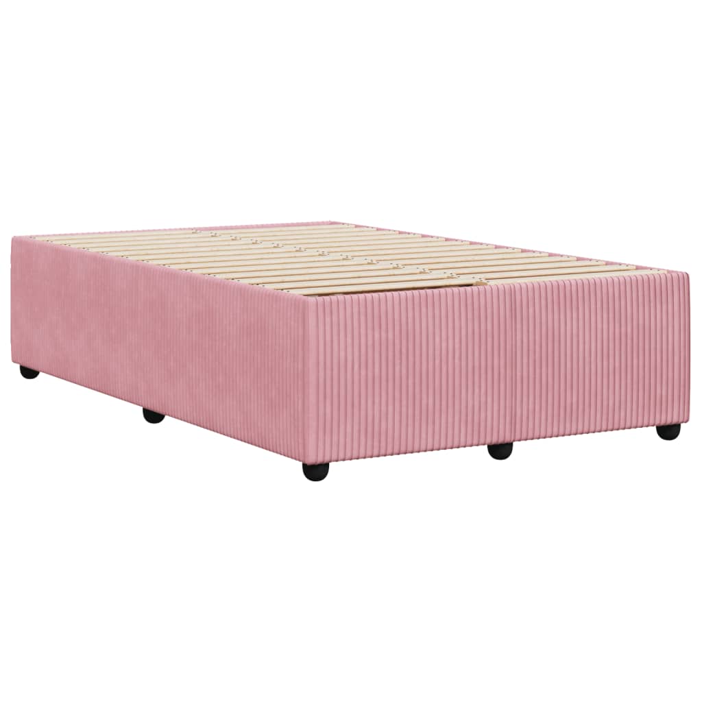 Giroletto Senza Materasso Rosa 120x190 Cm Velluto - Image 6