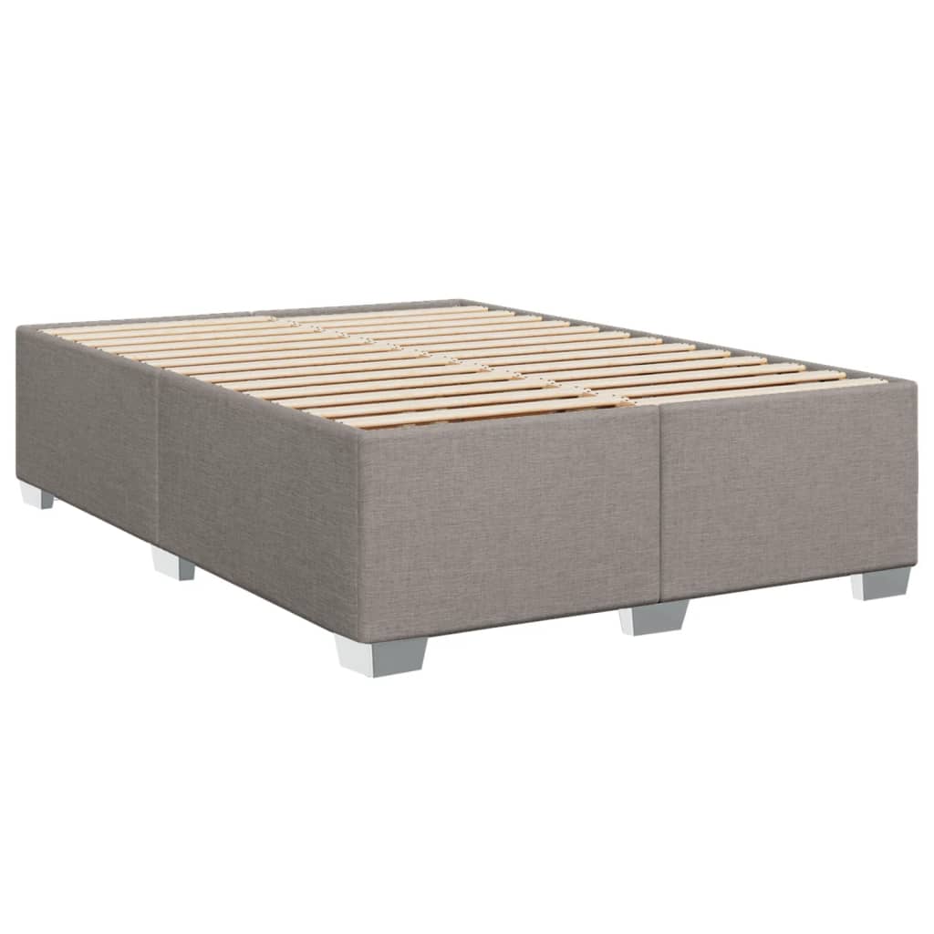 Giroletto A Molle Con Materasso Tortora 140x190 Cm In Tessuto - Image 5