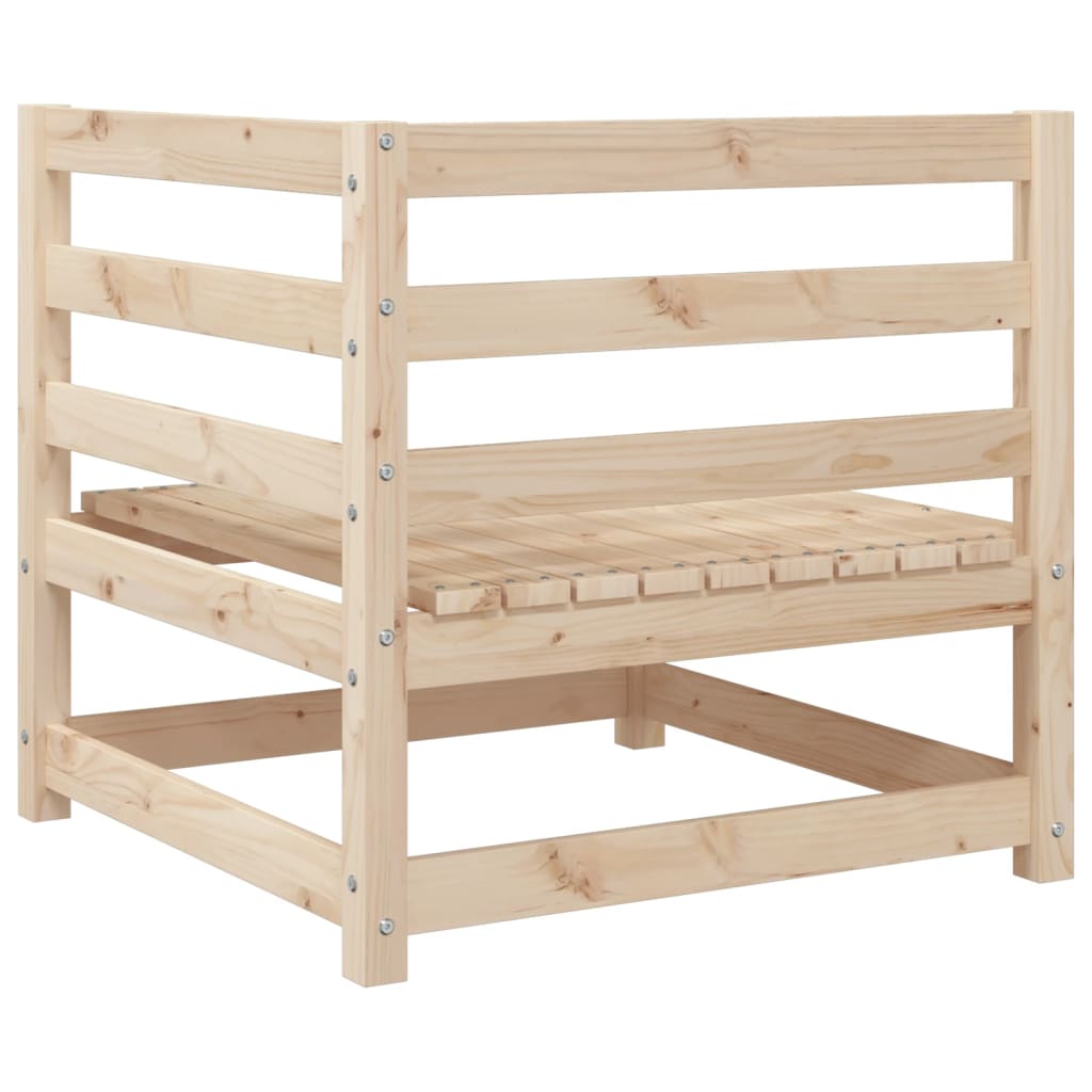 Set Divani Da Giardino 2 Pz In Legno Massello Di Pino - Image 5