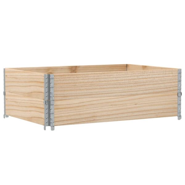 Fioriera Da Giardino Marrone 120x80 Cm Legno Massello Di Pino - Image 5