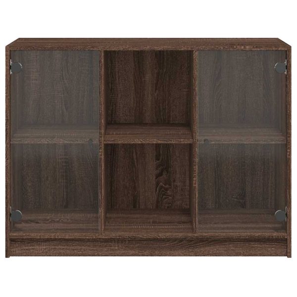 Credenza Rovere Marrone 102x37x75,5 Cm In Legno Multistrato - Image 6