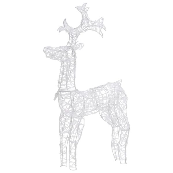 Renne E Slitta Decorazione Natale 90 Led 60x16x100 Cm Acrilico - Image 5