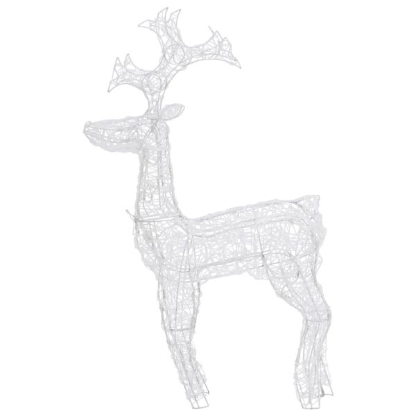 Renne E Slitta Decorazione Natale 90 Led 60x16x100 Cm Acrilico - Image 6