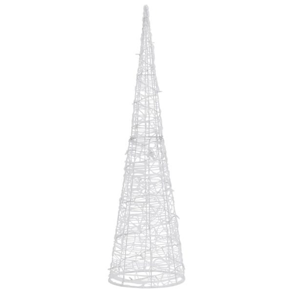 Piramide Decorativa Cono Di Luce Led Acrilico Blu 90 cm - Image 3