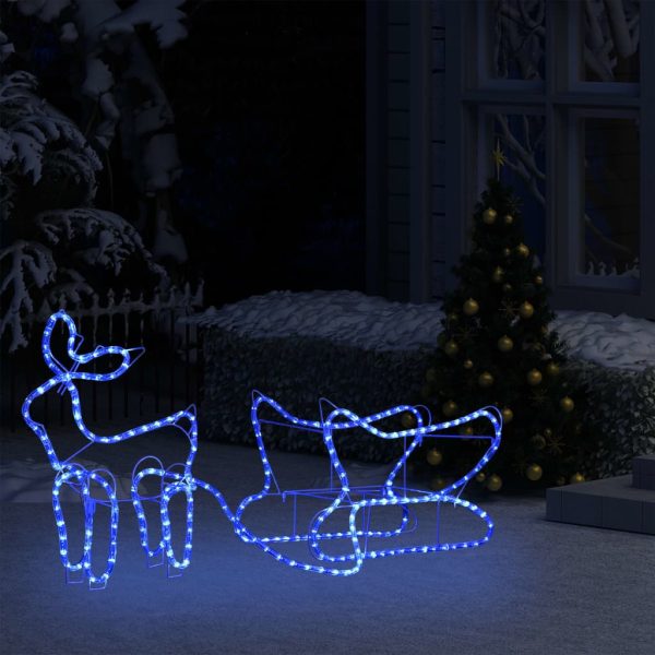 Renne E Slitta Decorazione Natalizia Per Esterni 252 Led - Image 3