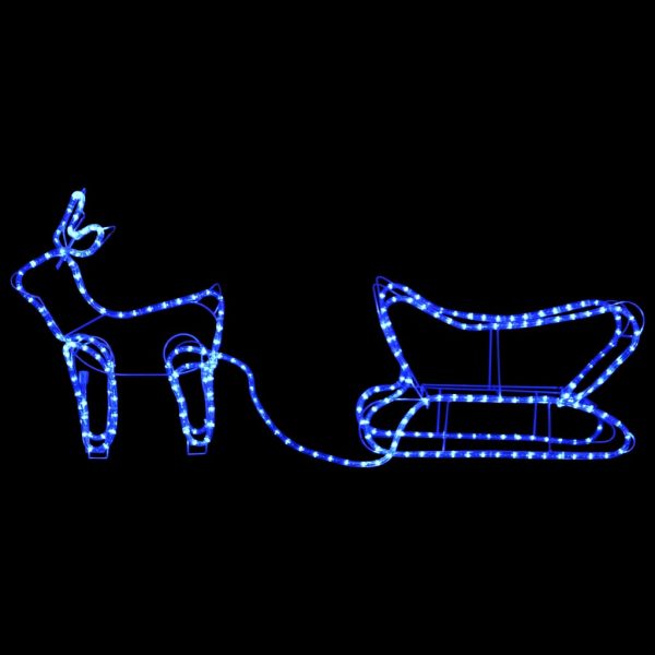 Renne E Slitta Decorazione Natalizia Per Esterni 252 Led - Image 4