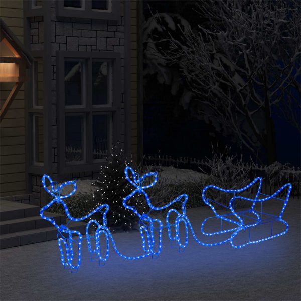 Renne E Slitta Decorazione Natalizia Per Esterni 576 Led - Image 3