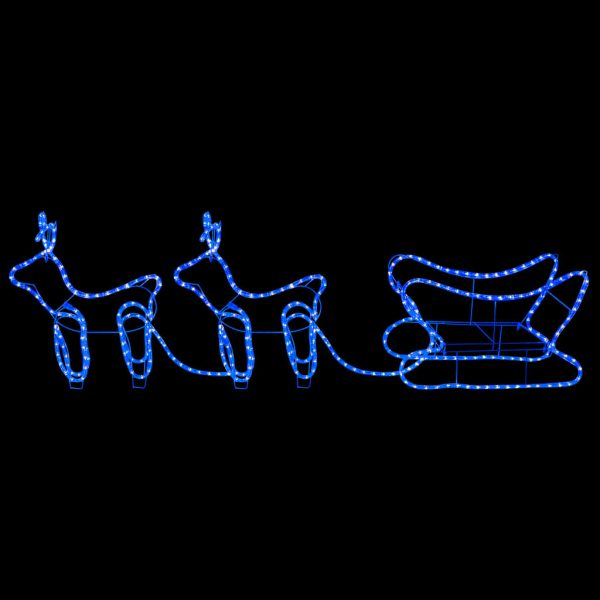 Renne E Slitta Decorazione Natalizia Per Esterni 576 Led - Image 4