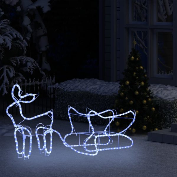 Renne E Slitta Decorazione Natalizia Per Esterni 252 Led - Image 4