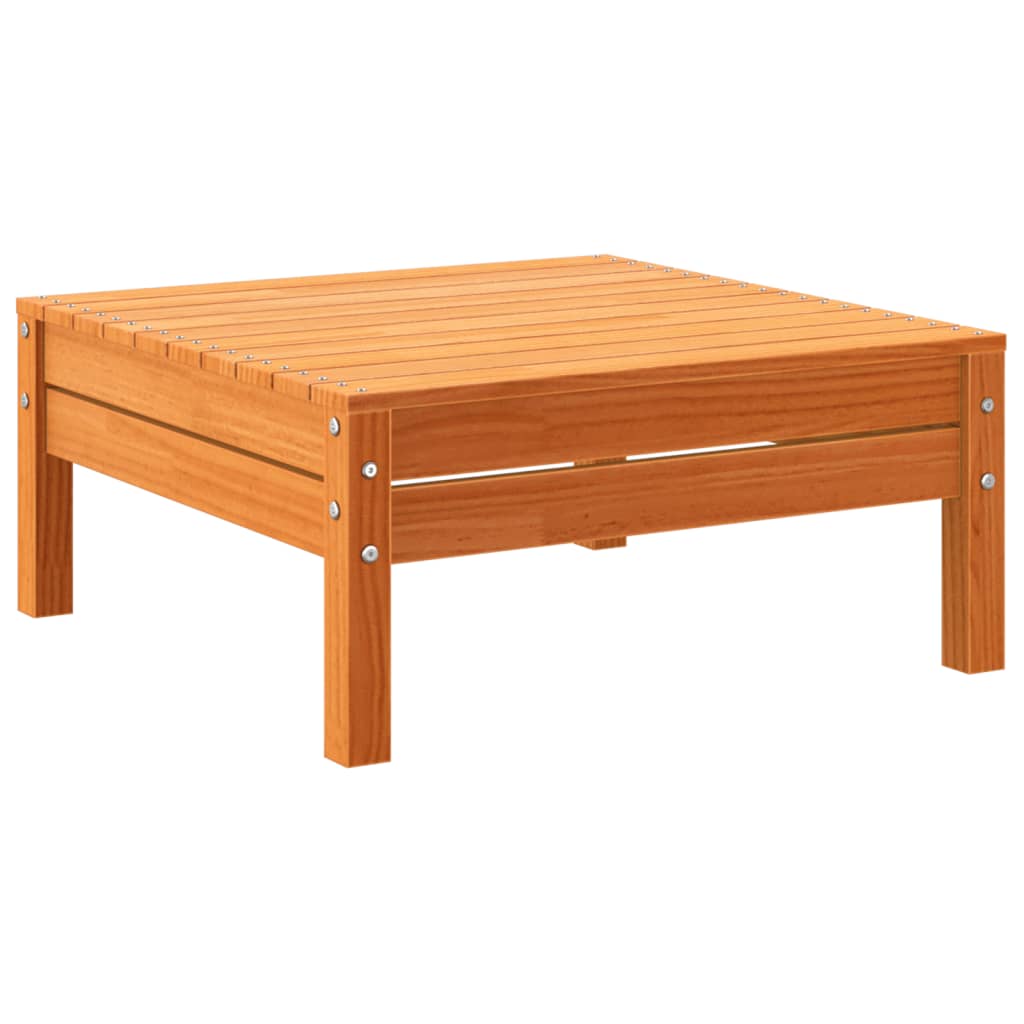 Set Divani Giardino 8 Pz Con Cuscini Marrone Cera Massello Pino - Image 6