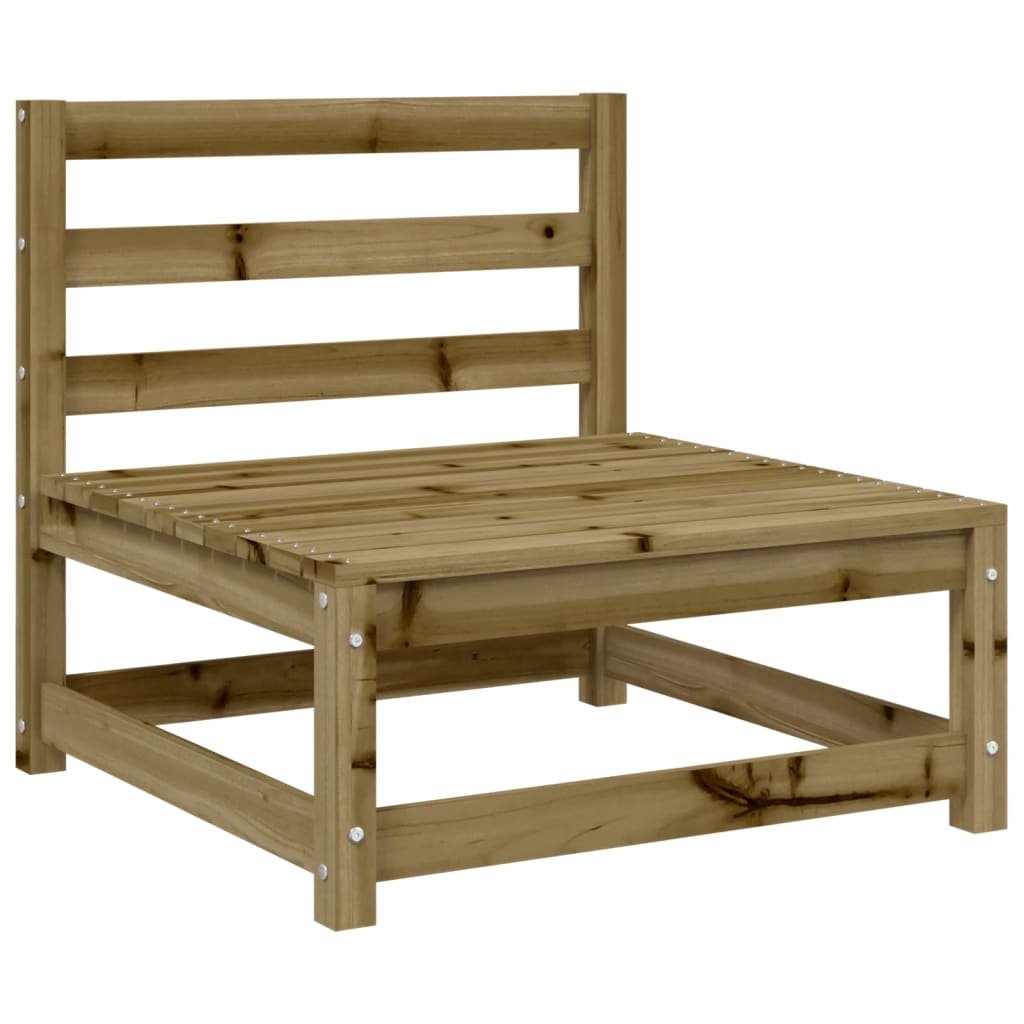 Set Divani Da Giardino 7 Pz In Legno Impregnato Di Pino - Image 5