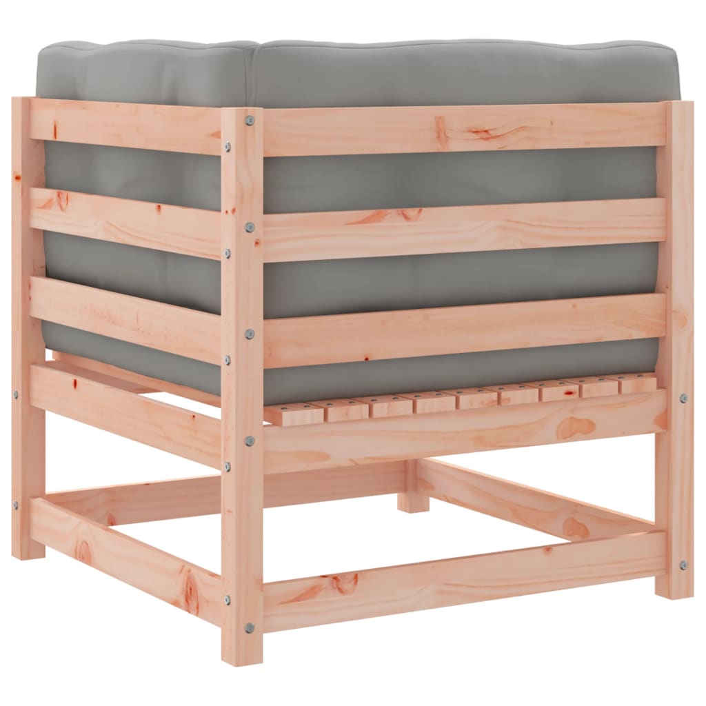 Set Divani Giardino 7 Pz Cuscini Legno Massello Abete Douglas - Image 6