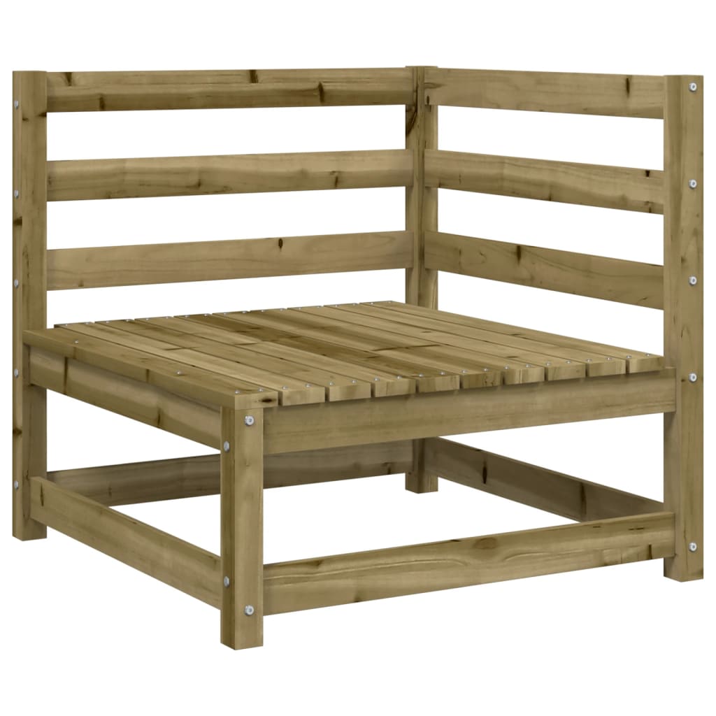 Set Divani Da Giardino 6 Pz In Legno Impregnato Di Pino - Image 4