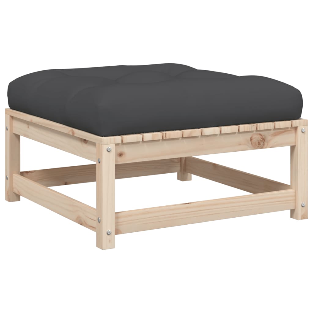 Set Divani Da Giardino 7 Pz Con Cuscini Legno Massello Di Pino - Image 6