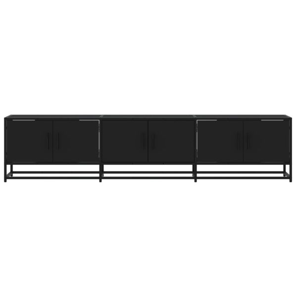 Mobile Porta Tv Nero 180x35x41 Cm In Truciolato - Image 4