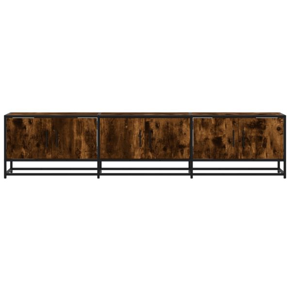 Mobile Porta Tv Rovere Fumo 180x35x41 Cm In Truciolato - Image 4