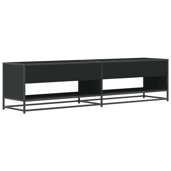 Mobile Porta Tv Nero 180,5x40x46 Cm In Truciolato - Image 6