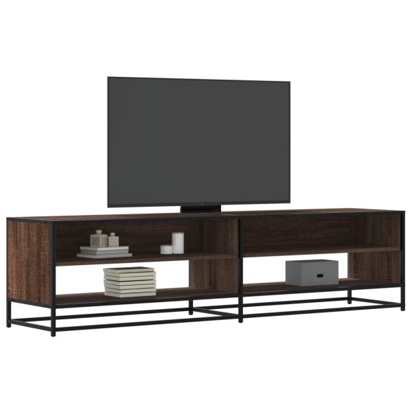 Mobile Porta Tv Rovere Marrone 180,5x40x46 Cm In Truciolato