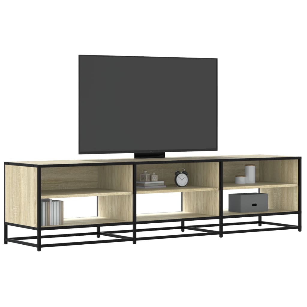Mobile Porta Tv Rovere Sonoma 180x40x46 Cm In Truciolato