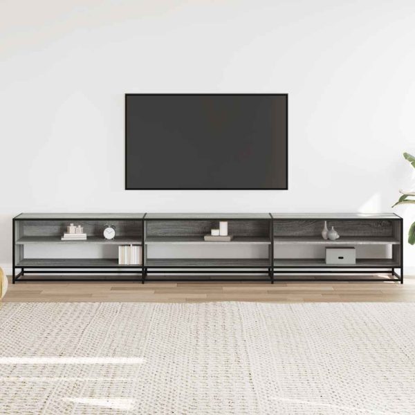 Mobile Porta Tv Grigio Sonoma 270x40x46 Cm In Truciolato - Image 3