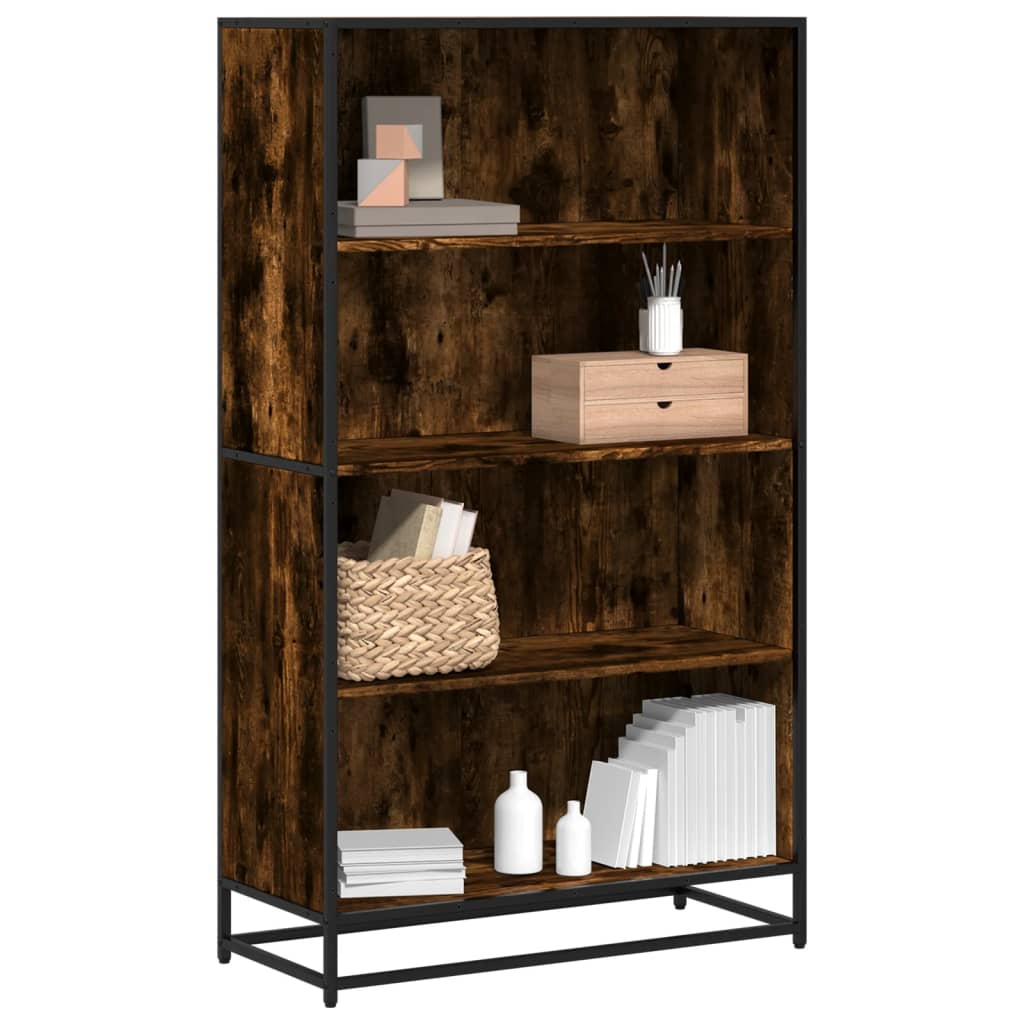 Libreria Rovere Fumo 80,5x35x139 Cm In Truciolato