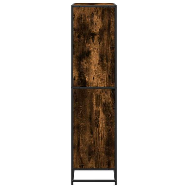 Libreria Rovere Fumo 80,5x35x139 Cm In Truciolato - Image 5