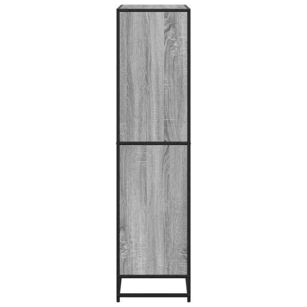 Libreria Grigio Sonoma 80,5x35x139 Cm In Truciolato - Image 5