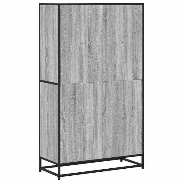 Libreria Grigio Sonoma 80,5x35x139 Cm In Truciolato - Image 6