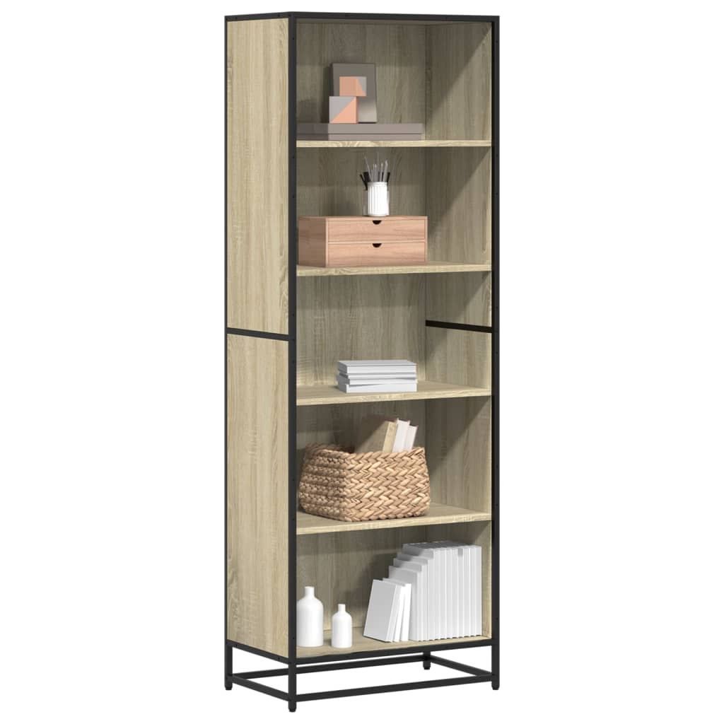 Libreria Rovere Sonoma 60x35x170,5 Cm In Truciolato