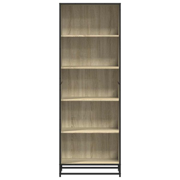 Libreria Rovere Sonoma 60x35x170,5 Cm In Truciolato - Image 4