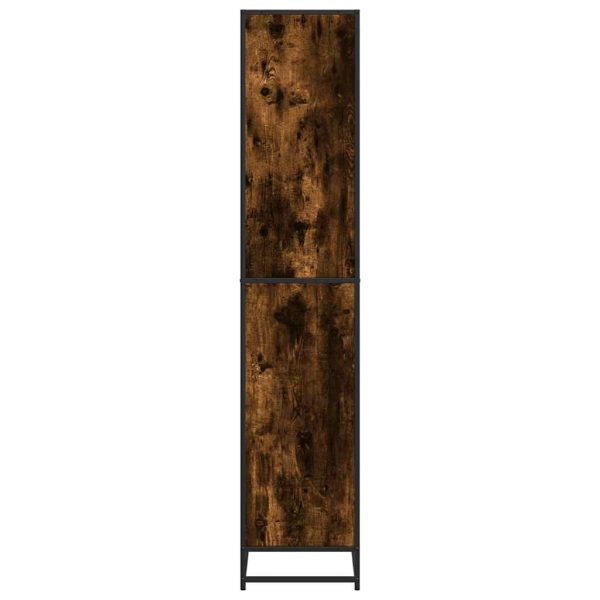 Libreria Rovere Fumo 80,5x35x170,5 Cm In Truciolato - Image 5