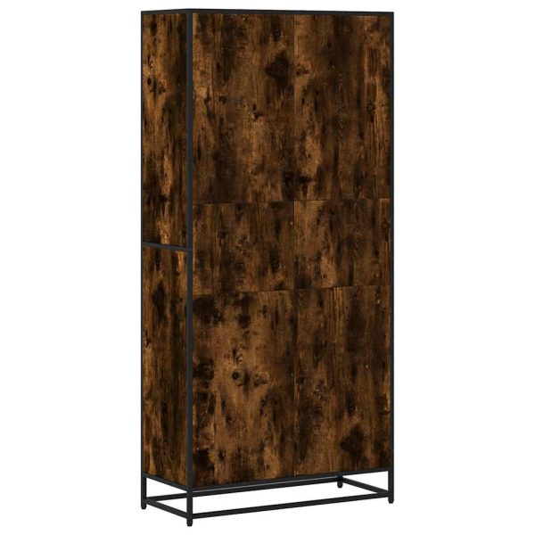 Libreria Rovere Fumo 80,5x35x170,5 Cm In Truciolato - Image 6