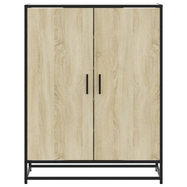 Scarpiera Rovere Sonoma 75x38x97,5 Cm Legno Multistrato Metallo - Image 4