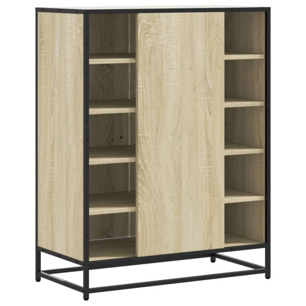 Scarpiera Rovere Sonoma 75x38x97,5 Cm Legno Multistrato Metallo - Image 6