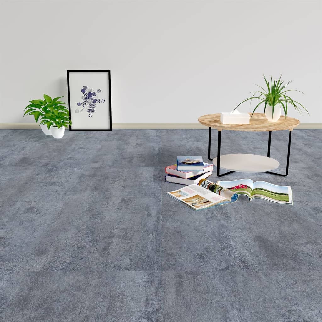 Listoni Pavimenti Adesivi 20 Pz In Pvc 1,86 M² Marmo Grigio