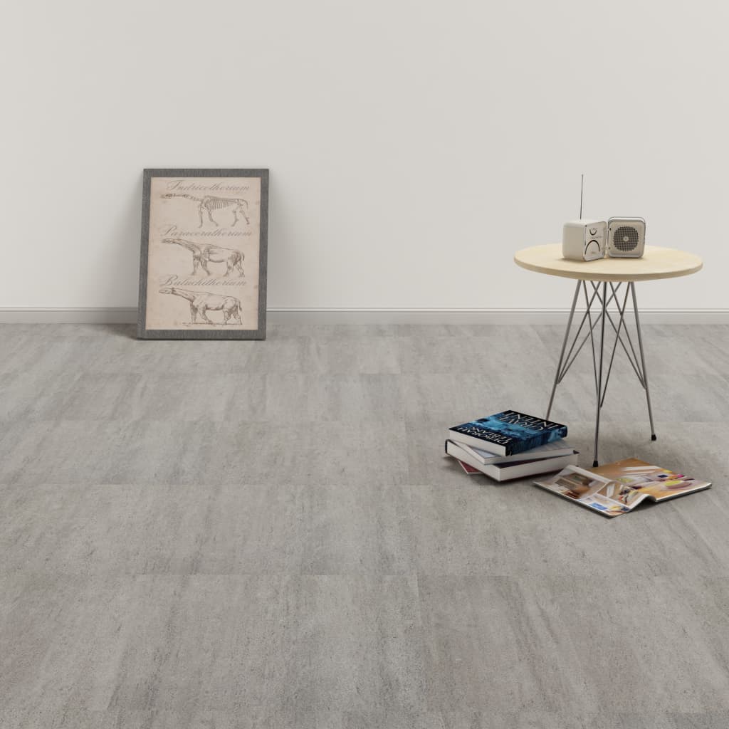 Listoni Pavimenti Adesivi 20 Pz In Pvc 1,86 M² Grigio Granito