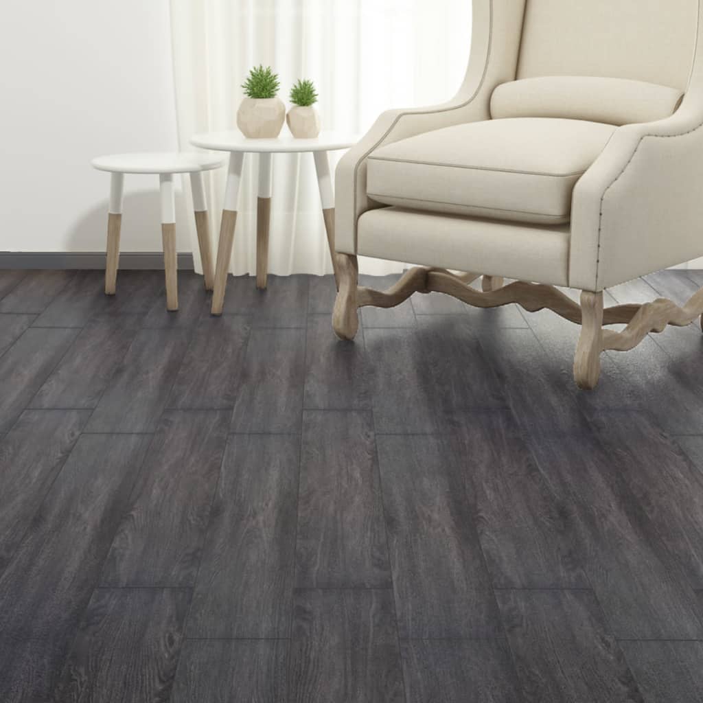 Listoni Autoadesivi In Pvc 5,21 M² 2 Mm Bianco E Nero