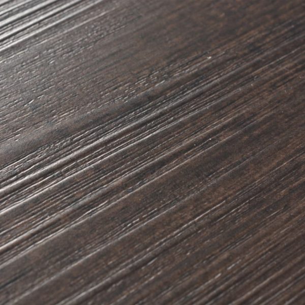 Listoni Pavimento Autoadesivi Pvc 5,21m² 2mm Marrone Scuro - Image 5