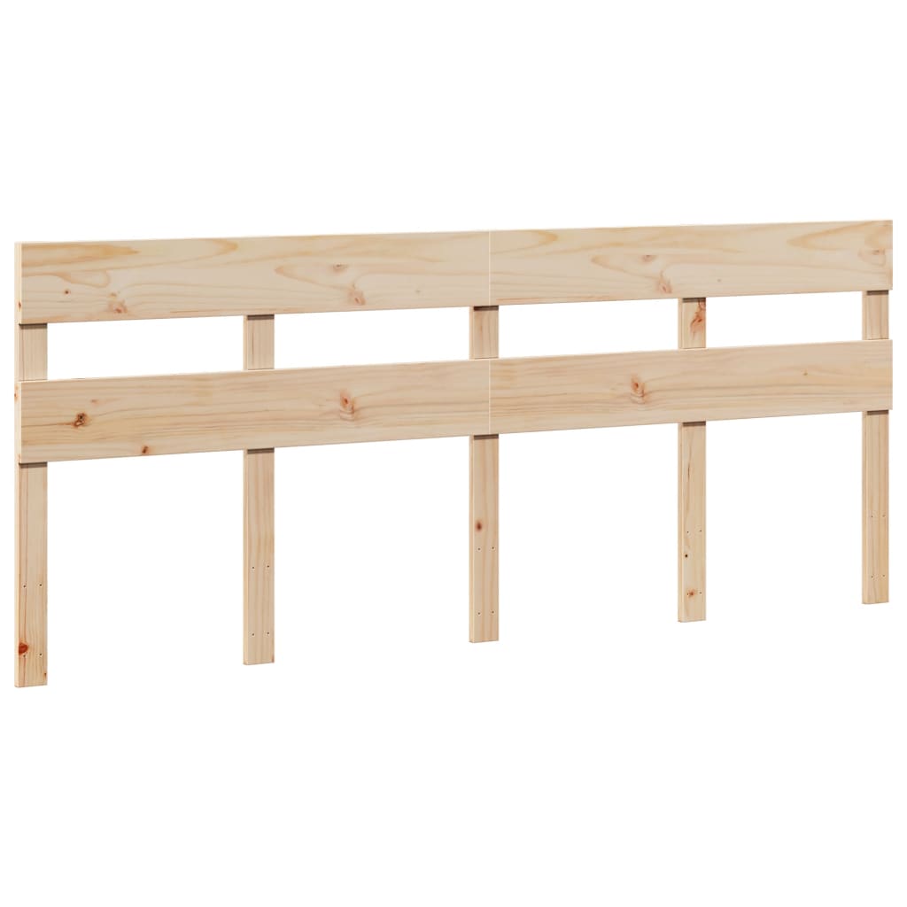 Letto Senza Materasso 200x200 Cm In Legno Massello Di Pino - Image 5