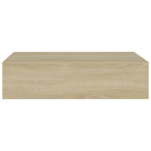 Scaffali Con Cassetti Da Parete 2 Pz Rovere 40x23,5x10 Cm Mdf - Image 5