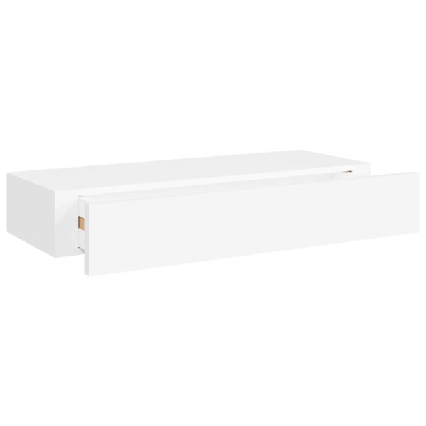 Scaffale Con Cassetti Da Parete Bianco 60x23,5x10 Cm In Mdf - Image 6