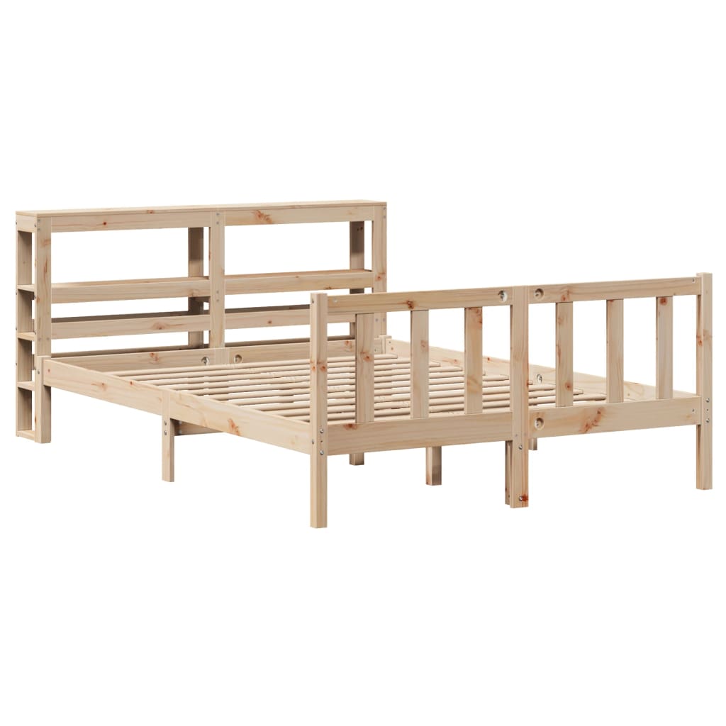 Letto Senza Materasso 120x200 Cm In Legno Massello Di Pino - Image 3