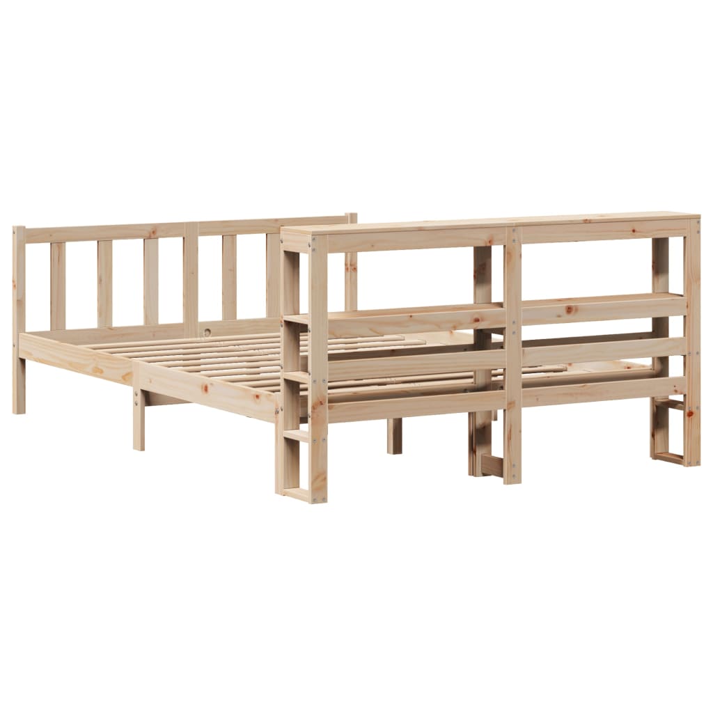 Letto Senza Materasso 120x200 Cm In Legno Massello Di Pino - Image 6