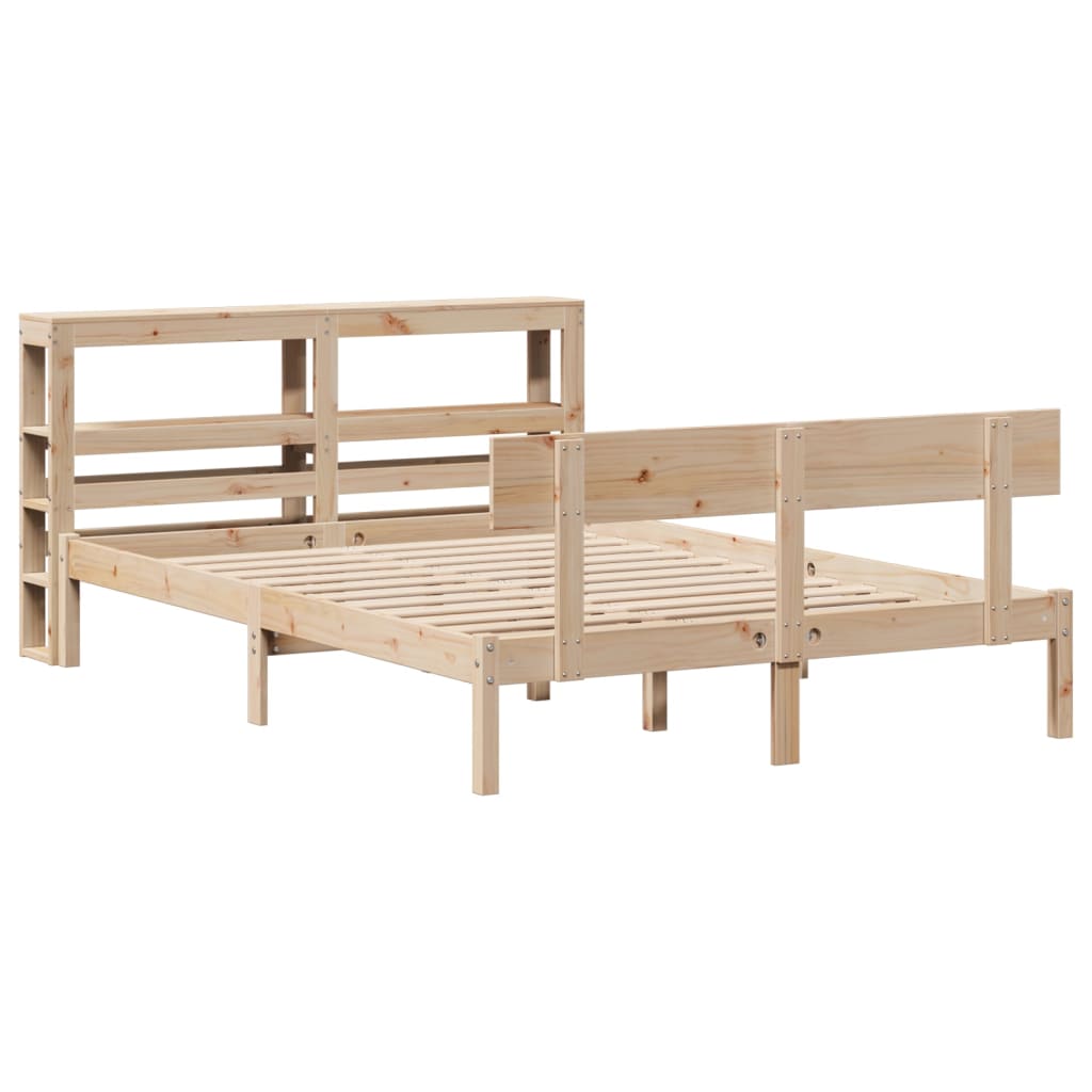 Letto Senza Materasso 120x200 Cm In Legno Massello Di Pino - Image 3